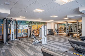 24/7 Fitness center & yoga studio
